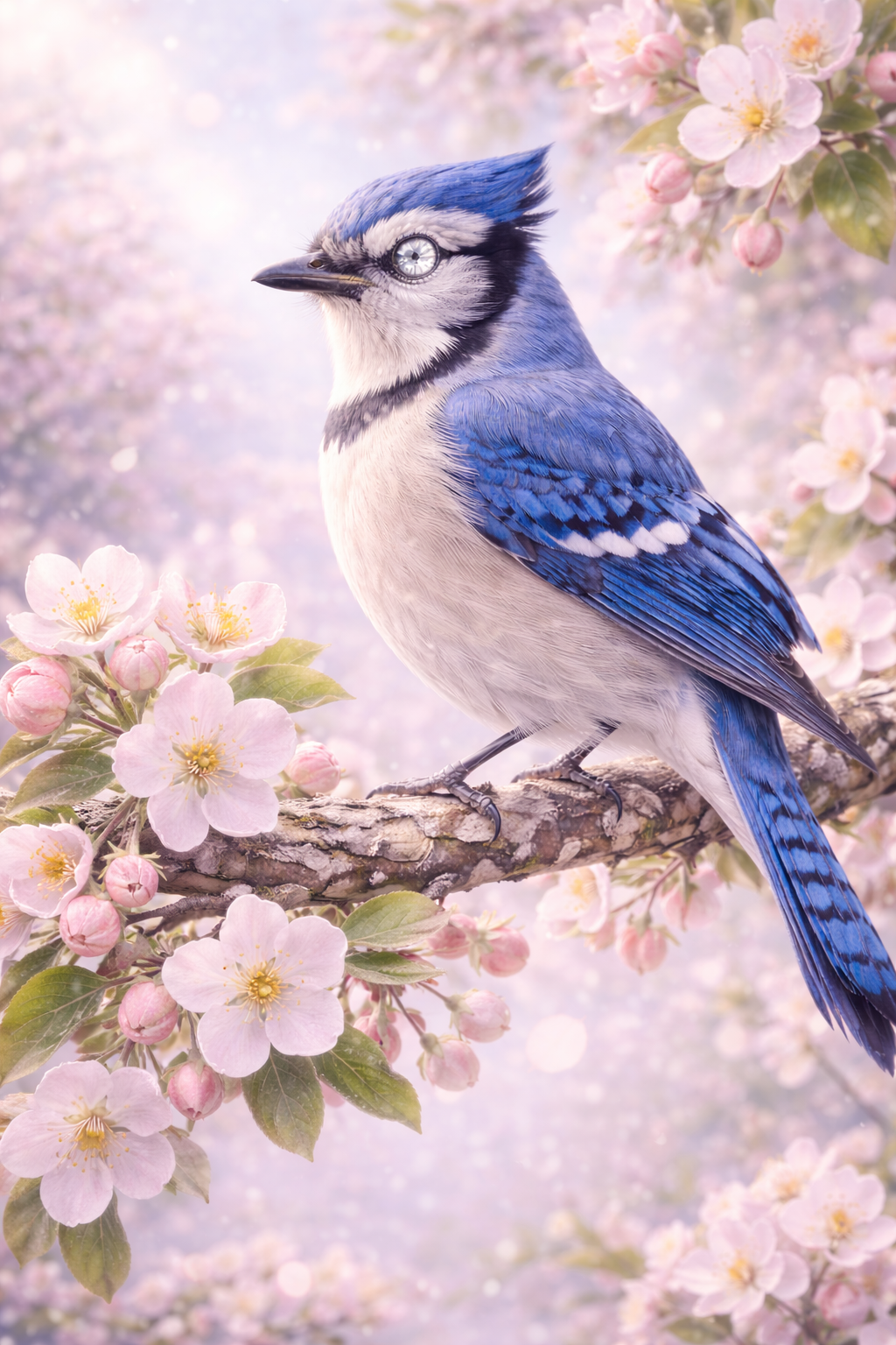 Birthstone Bird — April (Diamond)