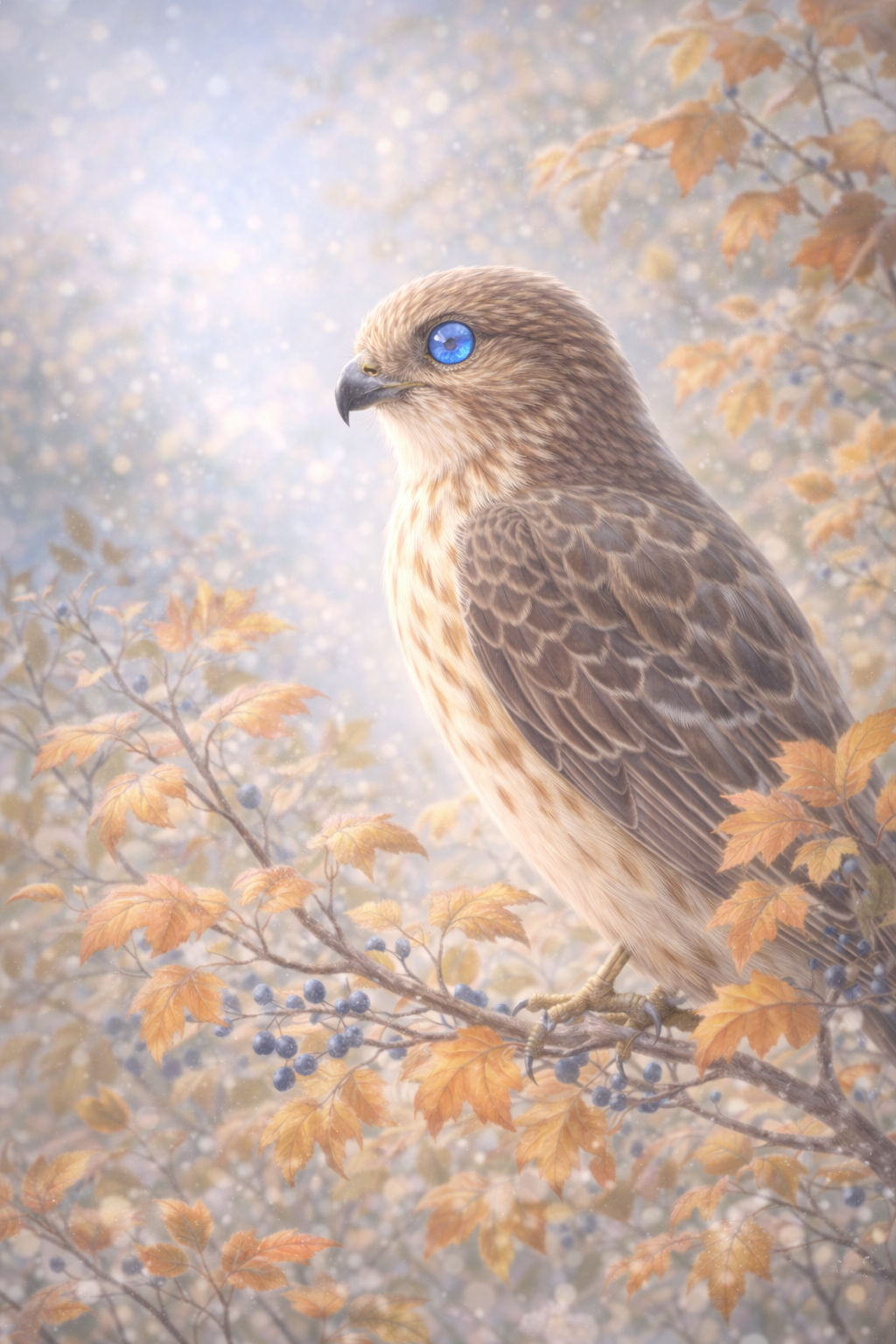 Birthstone Bird — September (Sapphire)