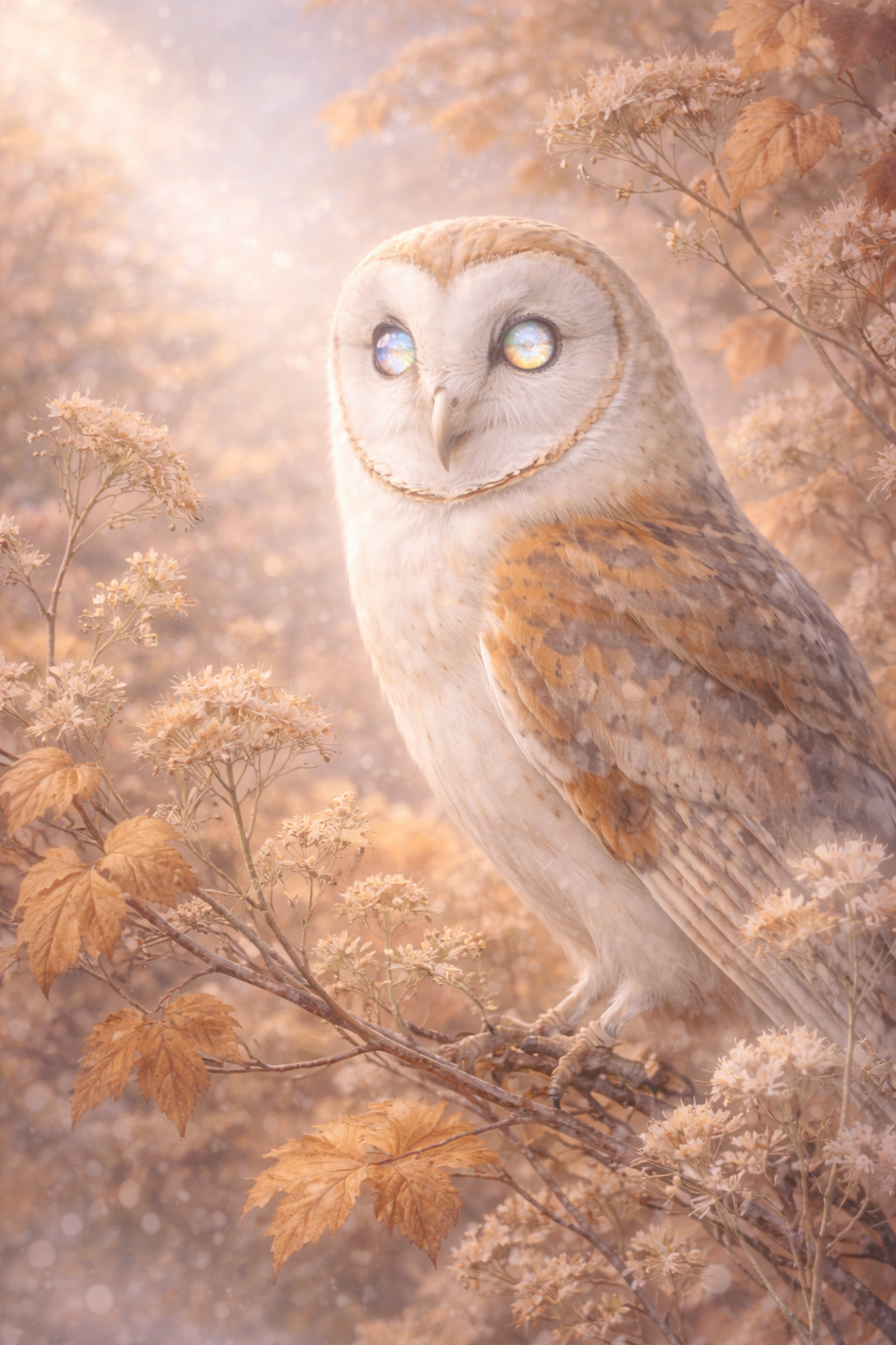 Birthstone Bird — October (Opal)