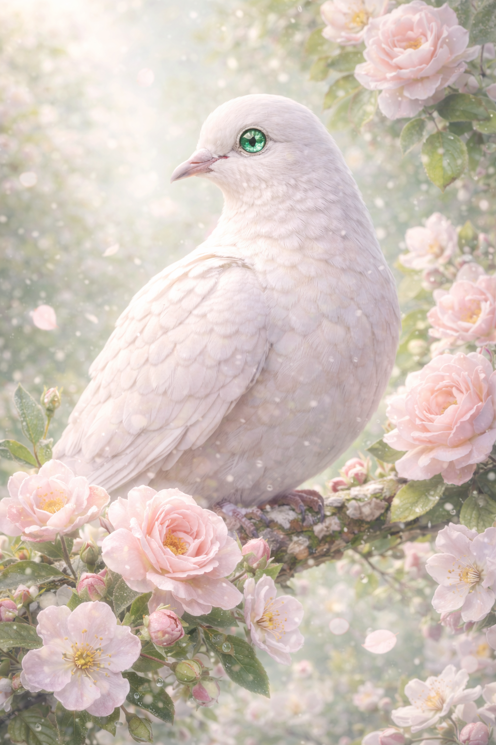 Birthstone Bird — May (Emerald)