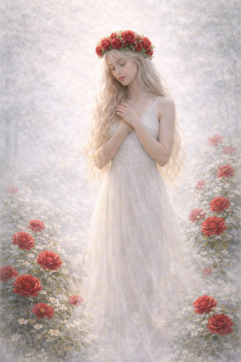 She, Crowned in Roses